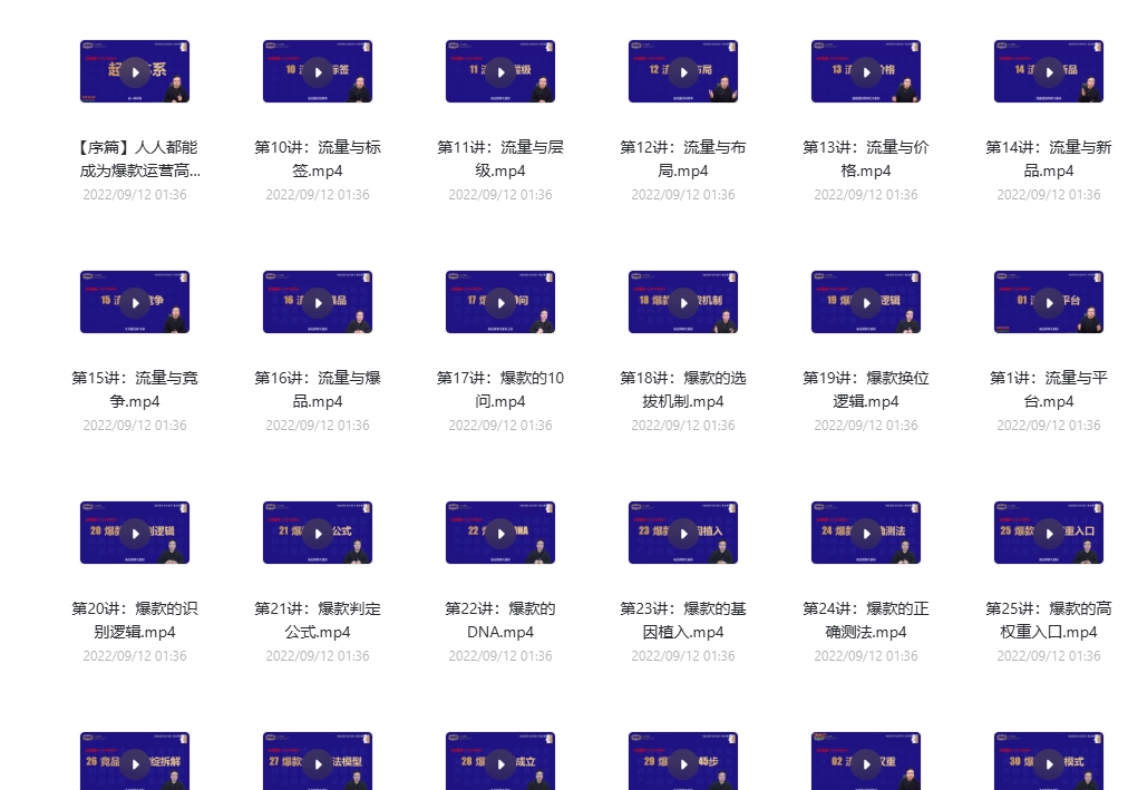掌握流量密码+爆款系统+团队