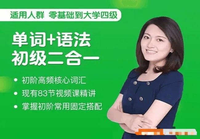 沙沙老师 单词+语法 初级二合一-341节